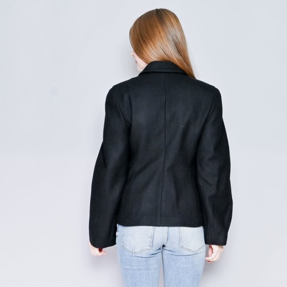 709. NOMINATE Milano Black Wool-Blend Jacket NWT Small - Picture 5 of 7